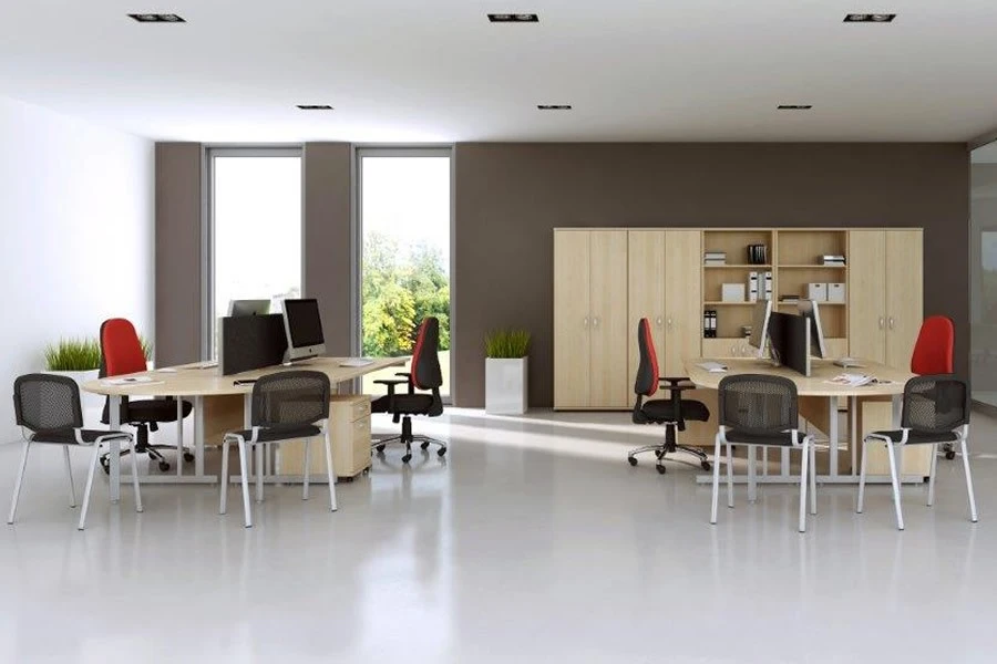 Solar Maple 800mm Office Bookcase 6 Solar Maple 800mm Office Bookcase - Image 4