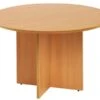 Kestral Round Meeting Table -Office Furniture Store round meeting table beech