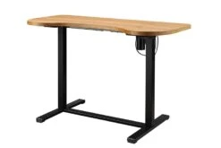 San Francisco Adjustable Desk -Office Furniture Store san francisco height adjustable desk oak black 1