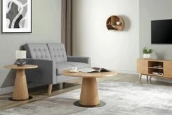 Siena Oak Lamp Table -Office Furniture Store siena coffee table oak black 3