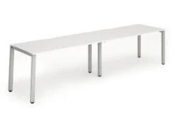 Portland 2 Person Single Bench Desk -Office Furniture Store single two person bench desk white