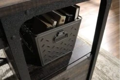 Steel Gorge Desk 27 Steel Gorge Desk -Office Furniture Store steel gorge desk carbon oak 3