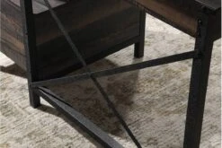 Steel Gorge Desk 29 Steel Gorge Desk -Office Furniture Store steel gorge desk carbon oak 5