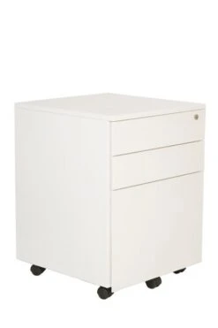 Steel Three Drawer Mobile Pedestal