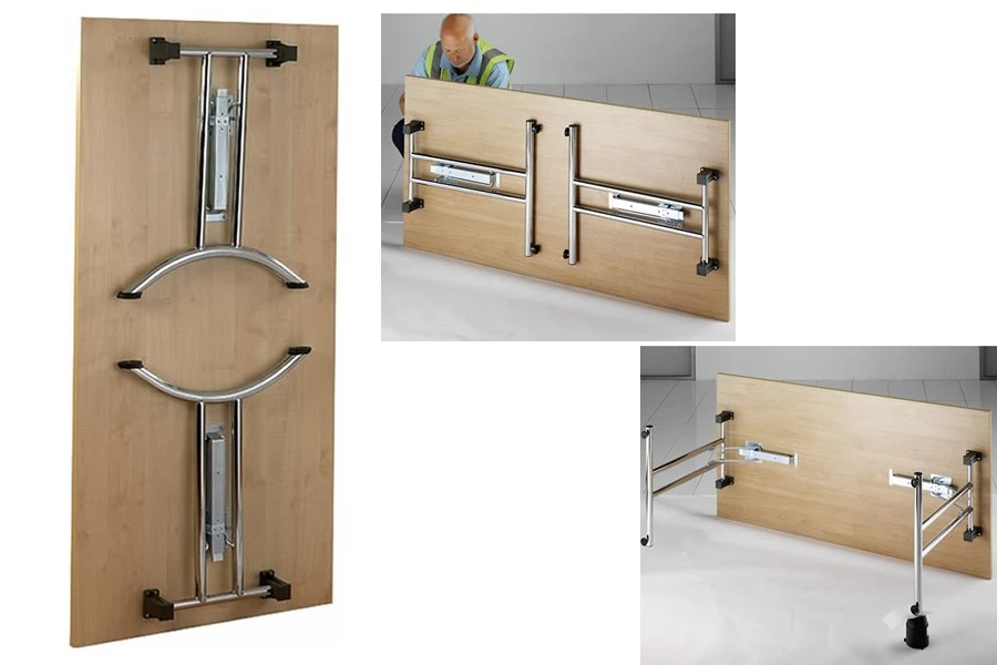 Nene Folding Rectangular Table 4 Nene Folding Rectangular Table - Image 2