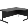 Kestral Black Cantilever Corner Workstation 1 Kestral Black Cantilever Corner Workstation -Office Furniture Store tc kestral black corner l shaped desk right hand 4