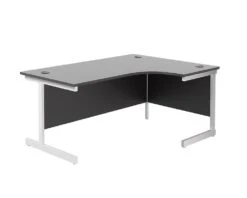 Kestral Black Cantilever Corner Workstation 14 Kestral Black Cantilever Corner Workstation -Office Furniture Store tc kestral black corner l shaped desk right hand 5