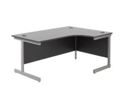Kestral Black Cantilever Corner Workstation 12 Kestral Black Cantilever Corner Workstation -Office Furniture Store tc kestral black corner l shaped desk right hand 6