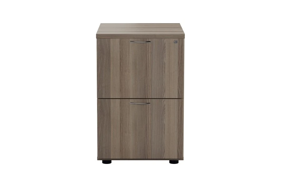 Kestral Grey Oak 2 Drawer Filing Cabinet 4 Kestral Grey Oak 2 Drawer Filing Cabinet - Image 2