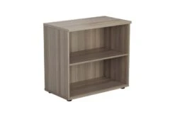 Kestral Grey Oak Bookcase -Office Furniture Store tes745go front 45
