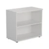 Kestral White Bookcase 1 Kestral White Bookcase -Office Furniture Store tes745wh front 45