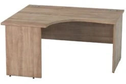 Thames Corner Panel End Desk -Office Furniture Store thames crescent panel end desk birch