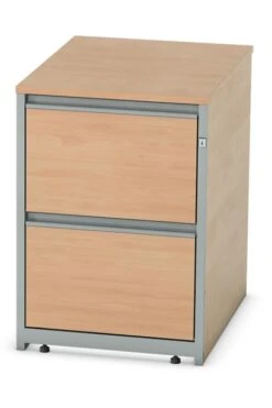 New Release -Office Furniture Store two drawer filing cabinet beech