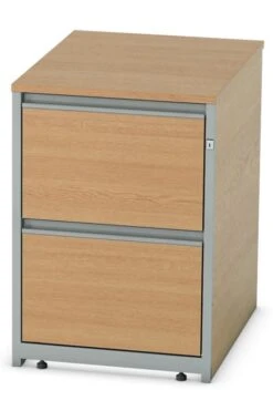 Thames Two Filing Drawers -Office Furniture Store two drawer filing cabinet light oak