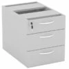 Cloud Grey Fixed Pedestal 2 Cloud Grey Fixed Pedestal -Office Furniture Store under desk pedestal 3 drawer