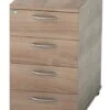 Universal 4 Drawer Desk High Pedestal