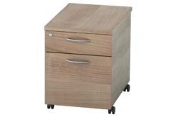 Universal Mobile Pedestal 2 Drawer -Office Furniture Store universal mobile ped birch 2