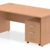Norton Oak Panel Desk And Pedestal 1 Norton Oak Panel Desk And Pedestal -Office Furniture Store untitled 2 3