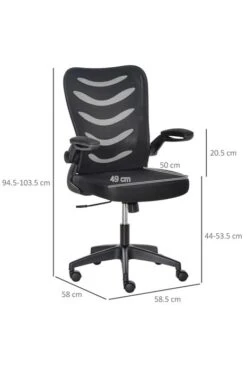 Alaska Mesh Office Chair -Office Furniture Store vinsetto mesh office chair swivel task 3