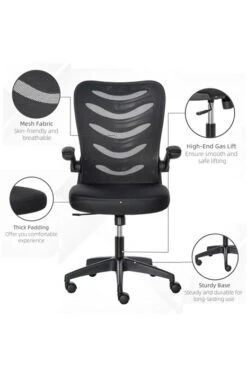 Alaska Mesh Office Chair -Office Furniture Store vinsetto mesh office chair swivel task 8