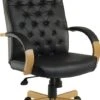 Warwick Leather Office Chair -Office Furniture Store warwick noir 1