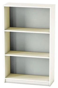 Avon White Office Bookcase -Office Furniture Store white 2 shelf bookcase