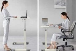 Bancroft Height Adjustable Desk 26 Bancroft Height Adjustable Desk -Office Furniture Store white 3