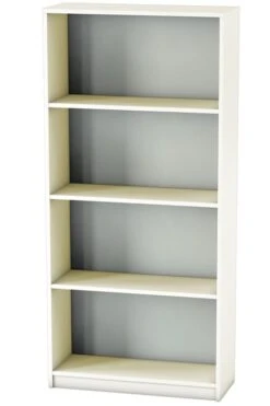 Avon White Office Bookcase -Office Furniture Store white 3 shelf bookcase