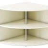 Avon White Desk High Radial Bookcase