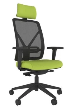 Pluto Ergonomic Mesh Office Chair -Office Furniture Store ye202hr green3